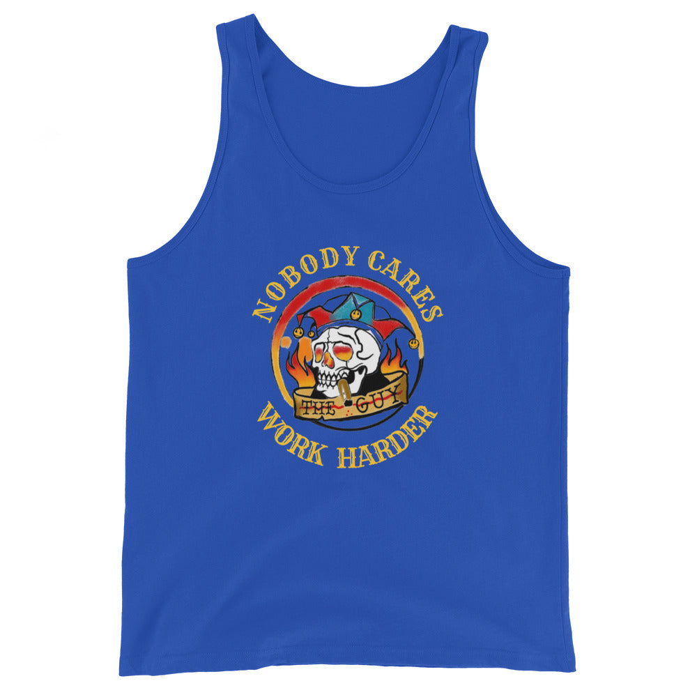 Men's Work Harder (larger logo) Tank Top