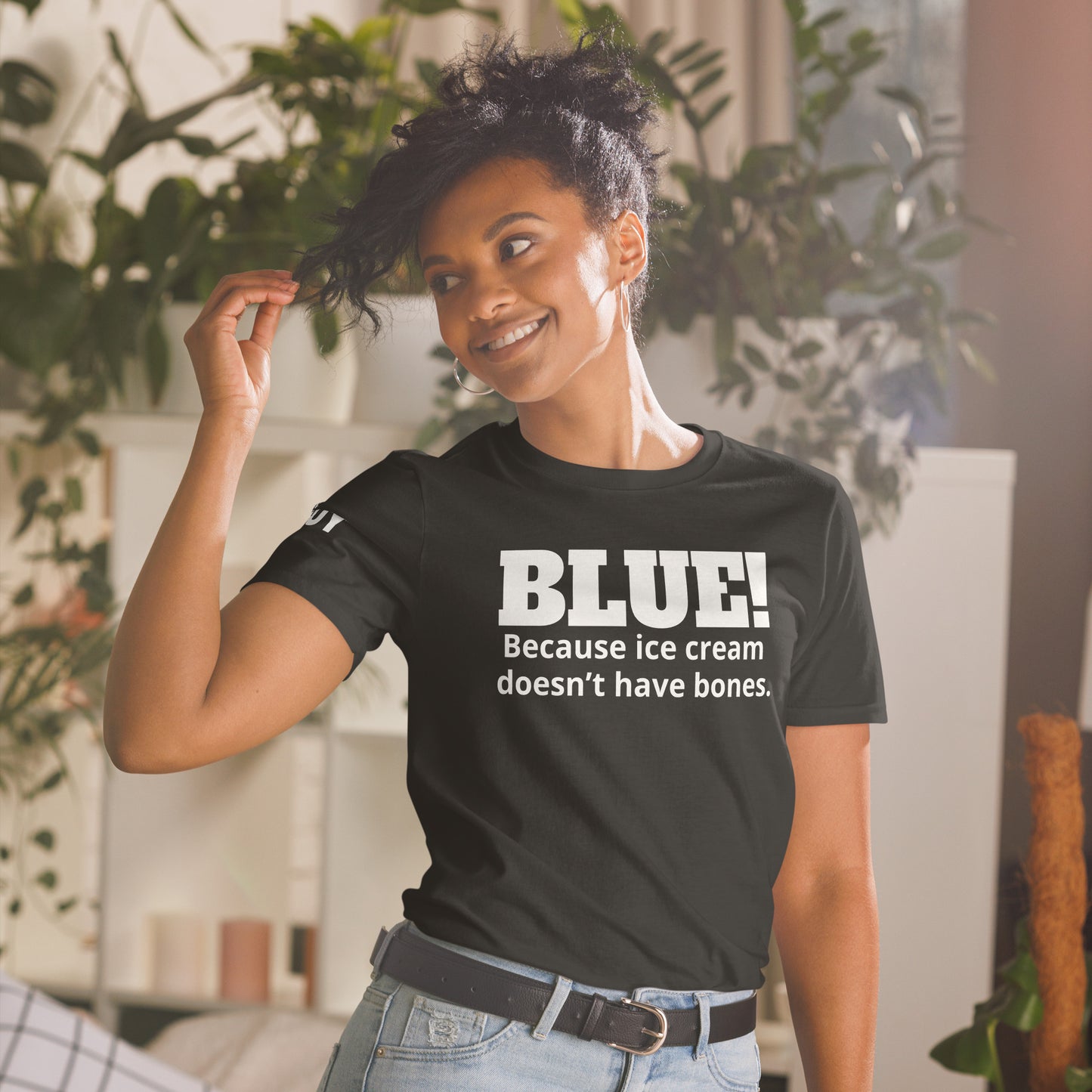 BLUE! - Short-Sleeve Unisex T-Shirt