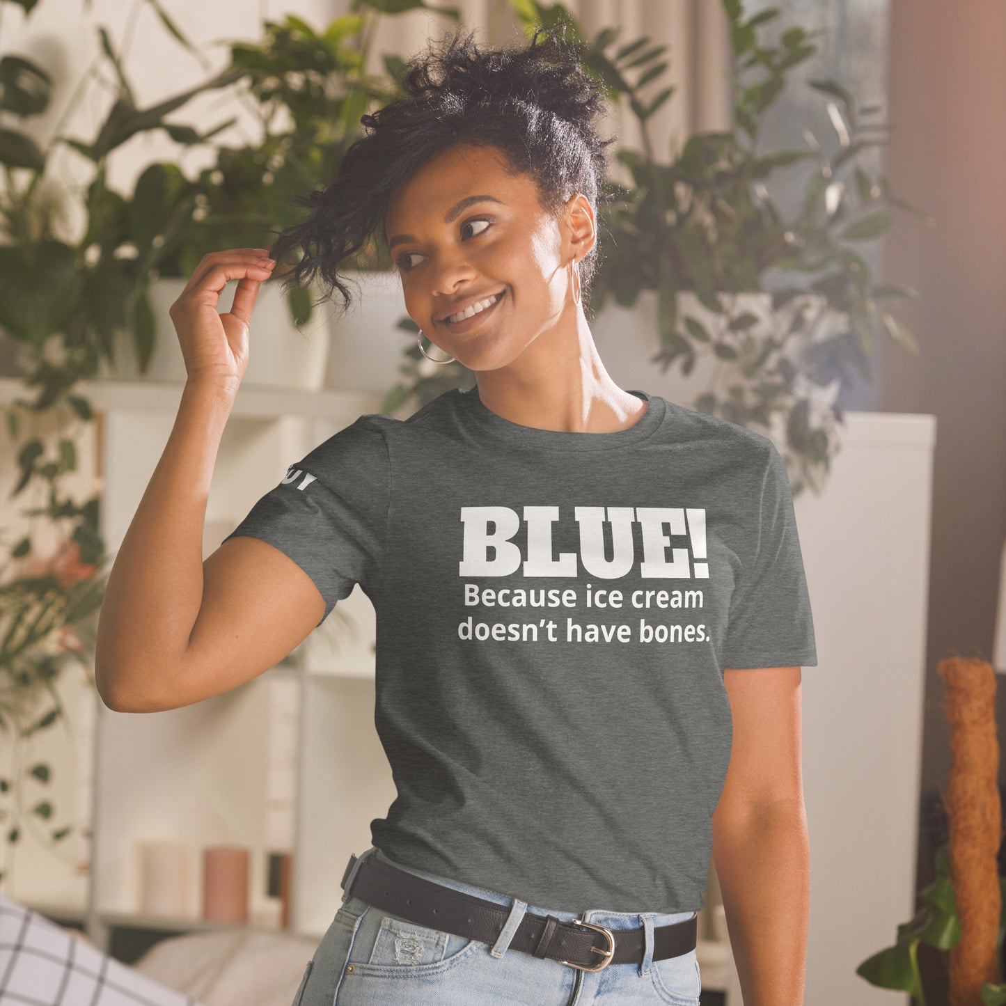 BLUE! - Short-Sleeve Unisex T-Shirt