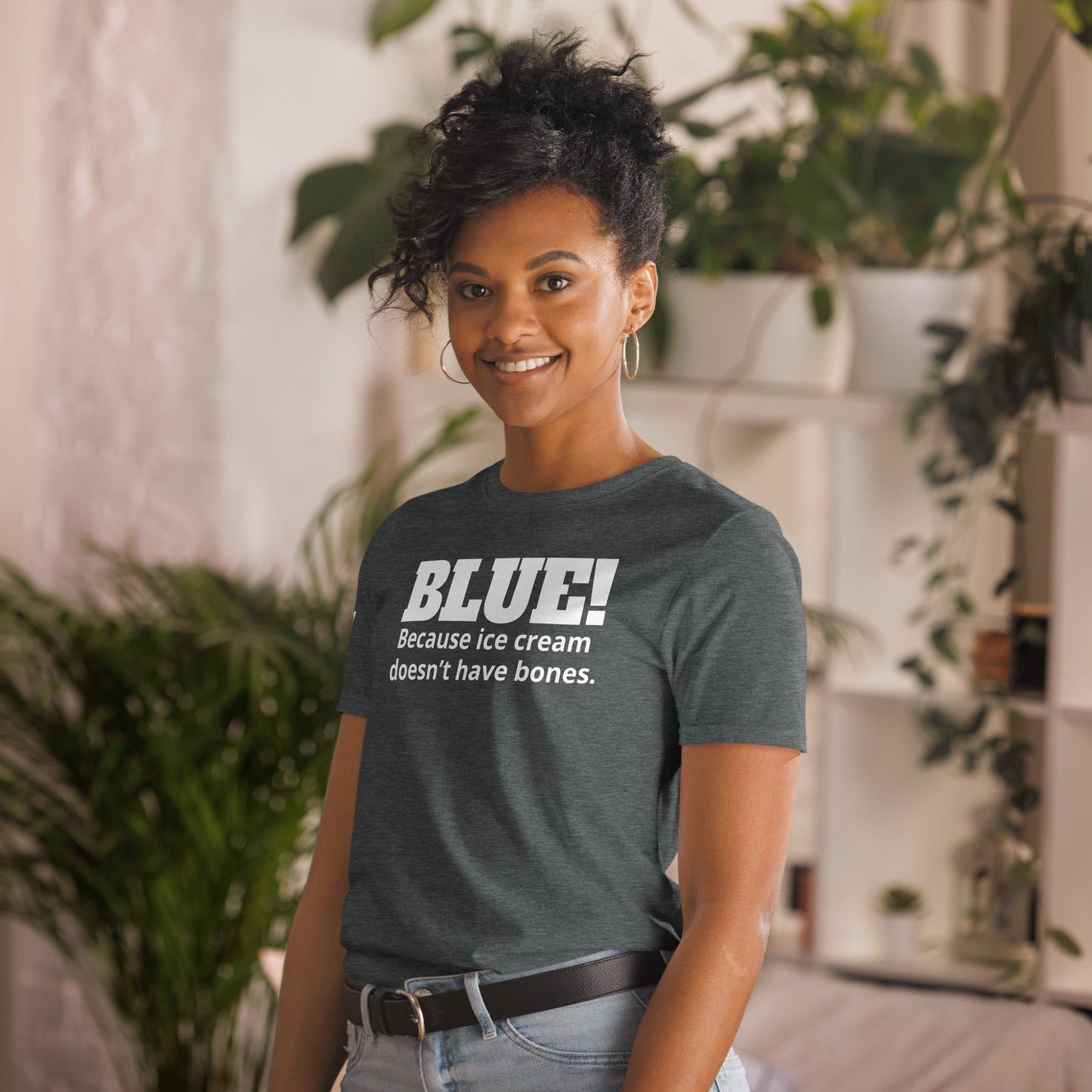 BLUE! - Short-Sleeve Unisex T-Shirt