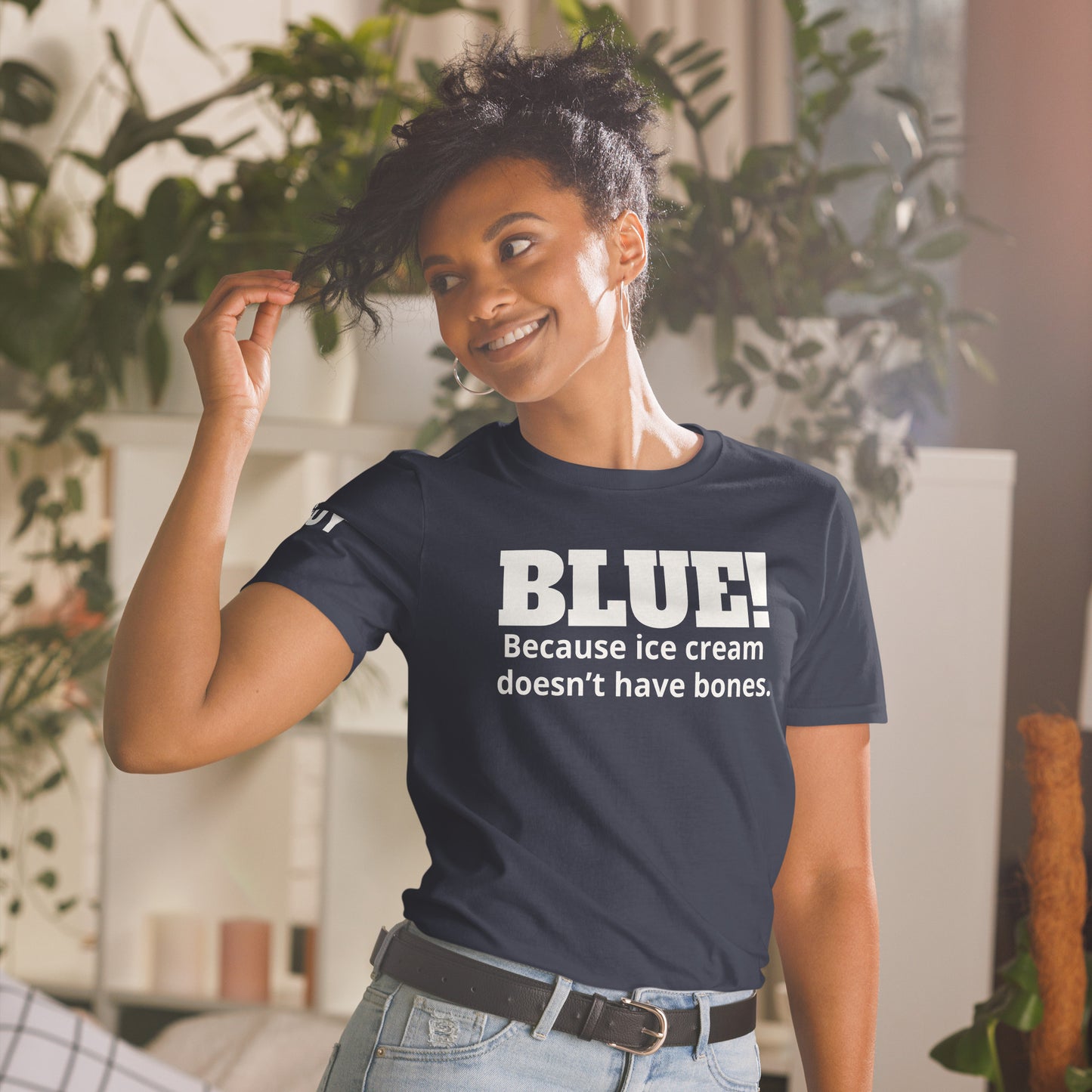 BLUE! - Short-Sleeve Unisex T-Shirt