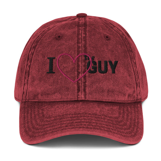 Heart The Guy - Vintage Cotton Twill Cap