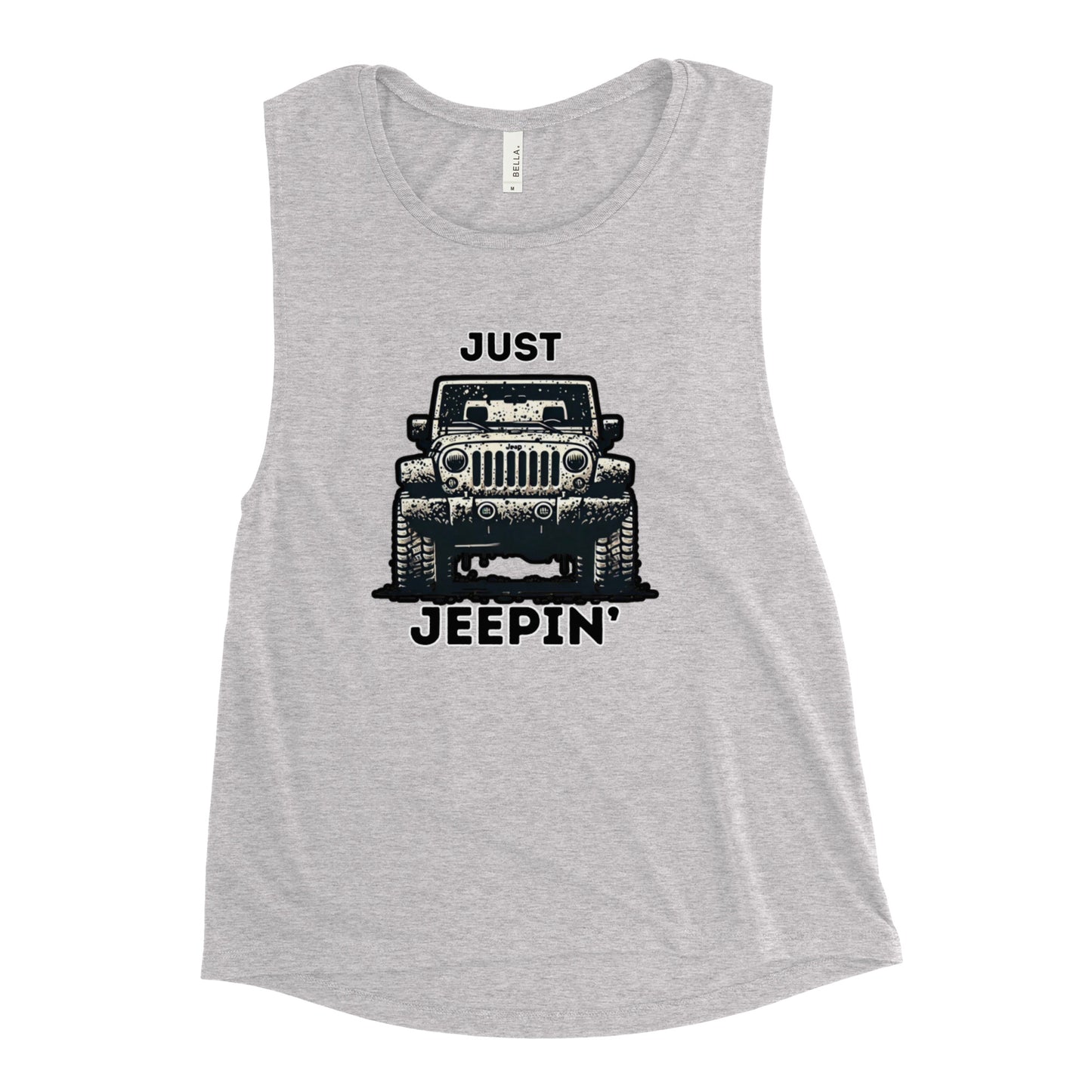 Just Jeepin' - Ladies’ Muscle Tank