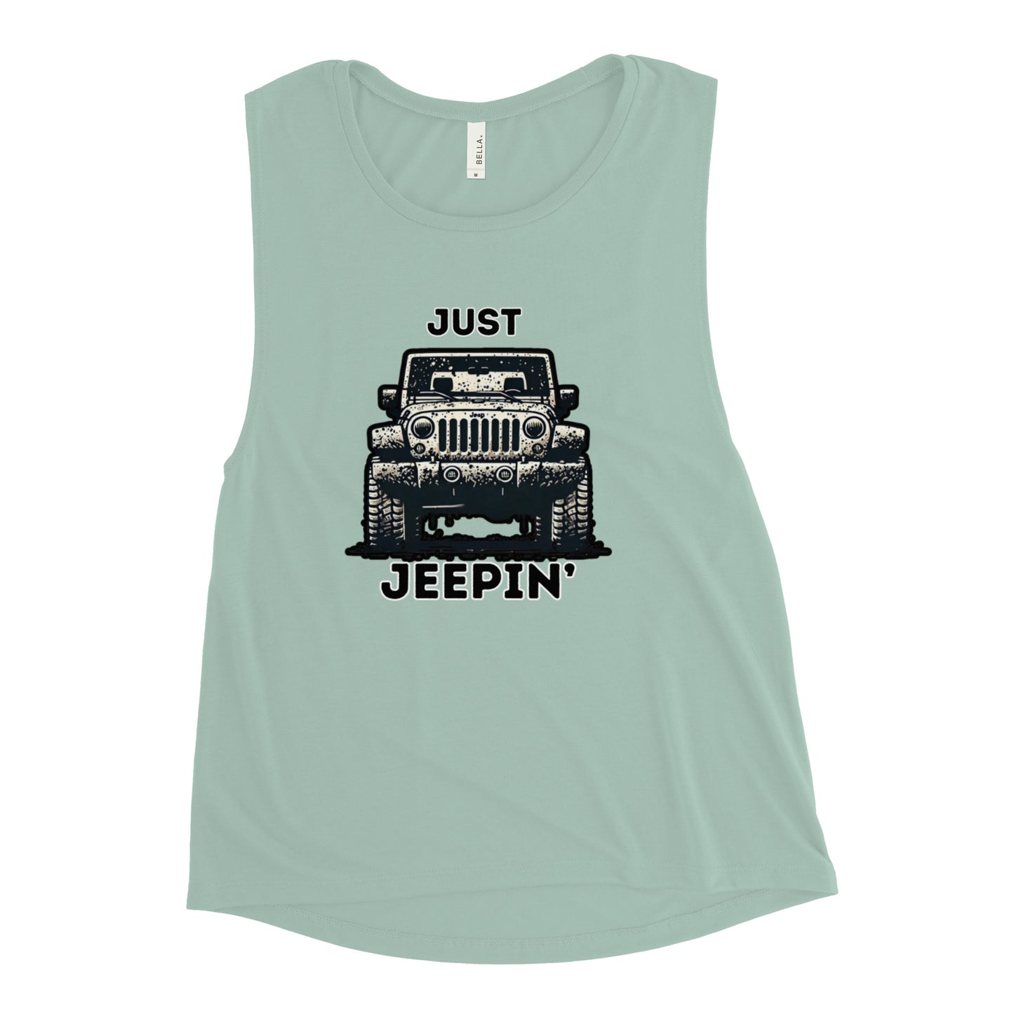 Just Jeepin' - Ladies’ Muscle Tank