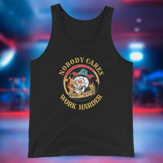 Men's Work Harder (larger logo) Tank Top