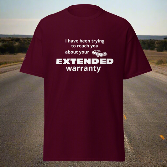 "Extended Warranty" ... Unisex classic tee