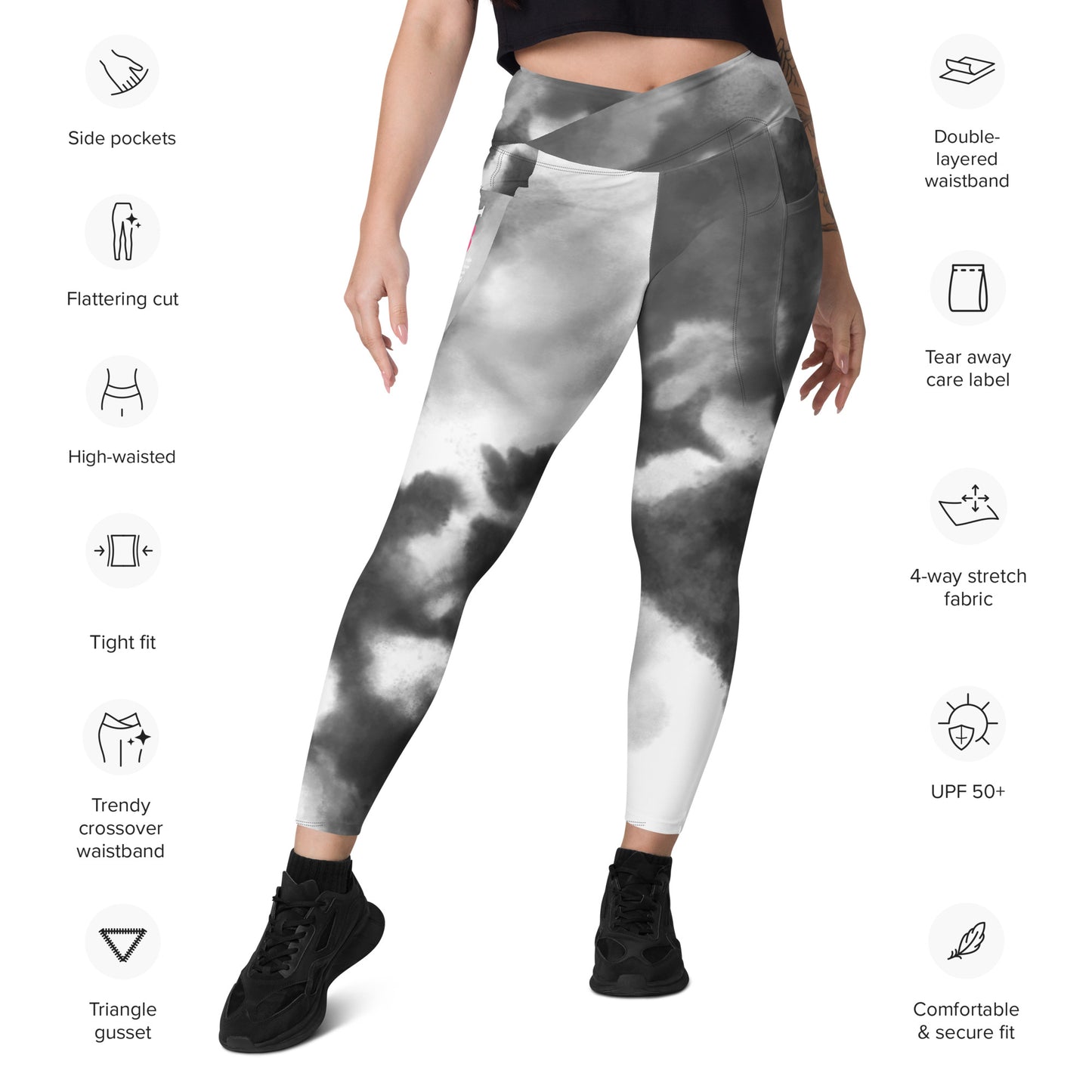 The Guy - Crossover leggings with pockets