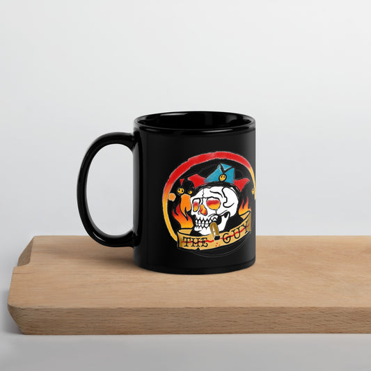 The Skull Guy - Black Glossy Mug