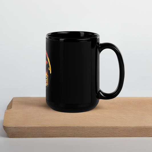 The Skull Guy - Black Glossy Mug