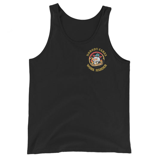 Men's Work Harder (small logo) Tank Top