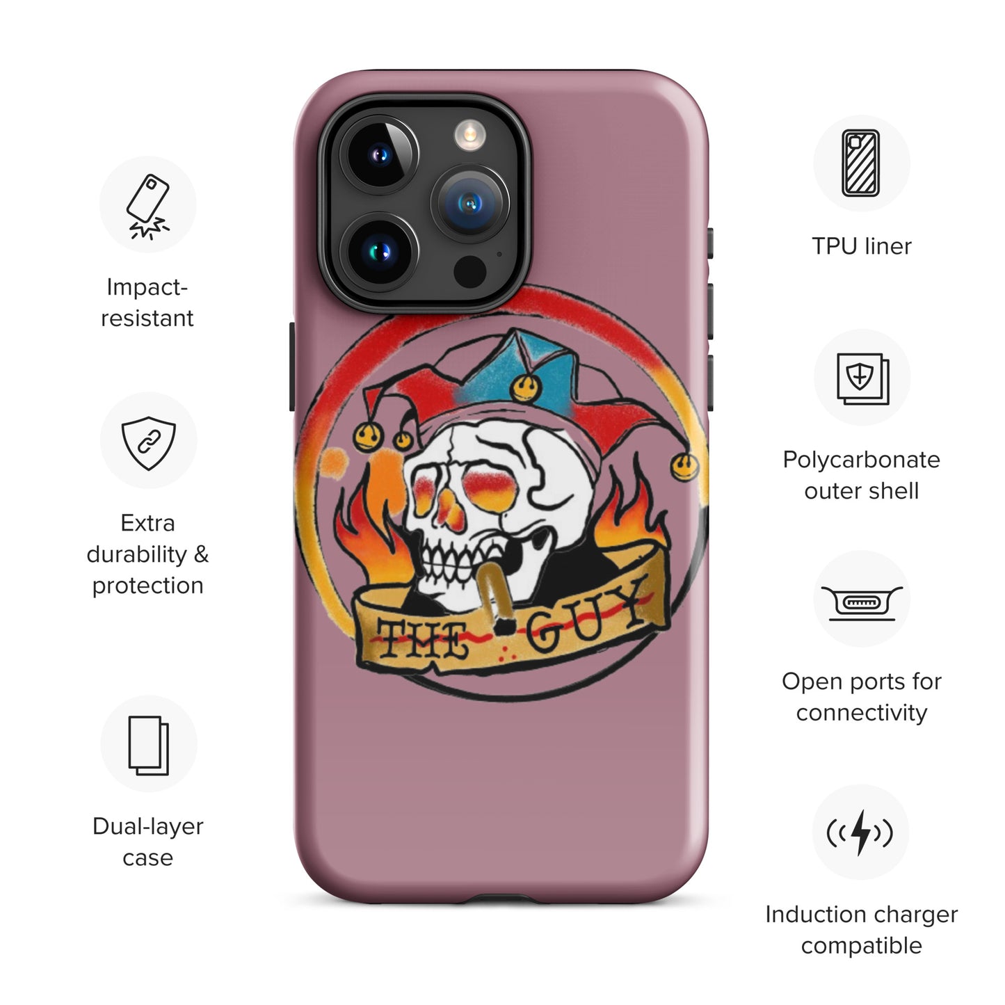 The Skull Guy - Tough Case for iPhone® (Tapestry)