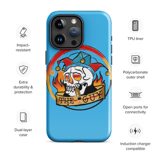 The Skull Guy - Tough Case for iPhone® (Sky Blue)