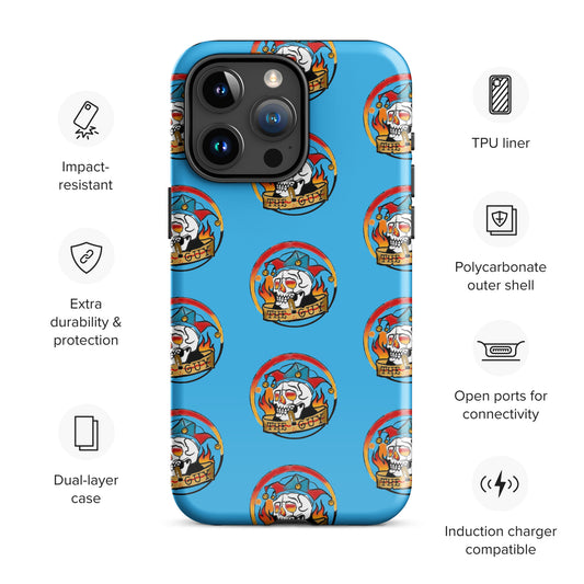 The Skull Guy - Tough Case for iPhone® (Sky Blue)