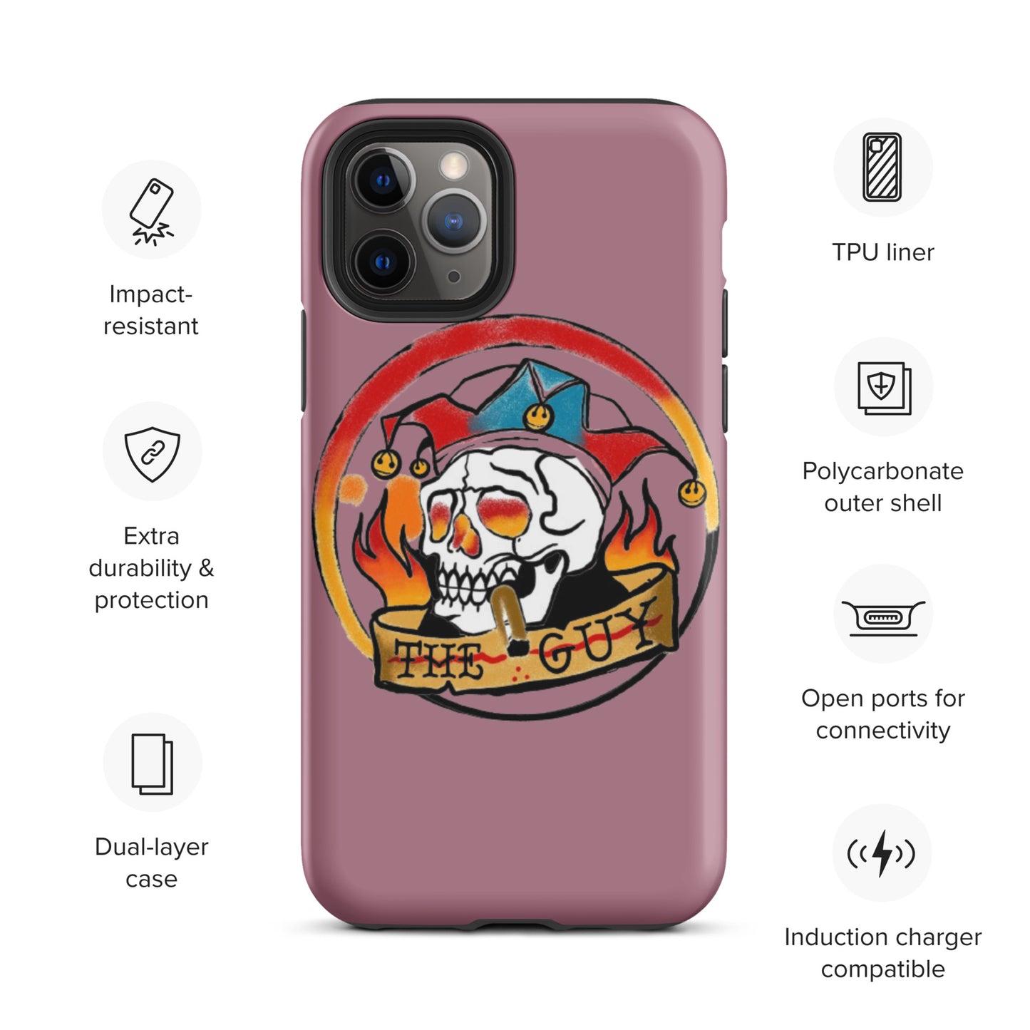 The Skull Guy - Tough Case for iPhone® (Tapestry)