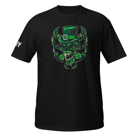 St. Paddys Day Skull - Short-Sleeve Unisex T-Shirt