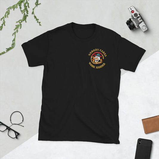 "Work Harder" Short-Sleeve Unisex T-Shirt