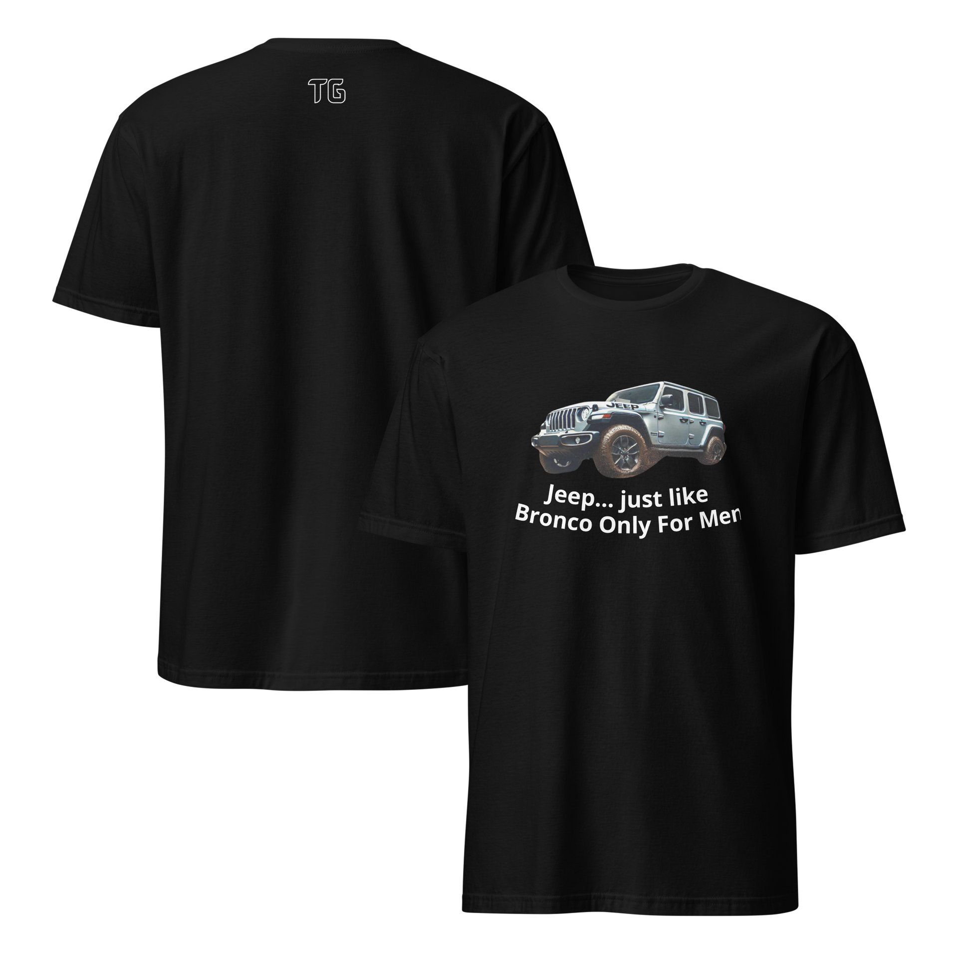 [JEEP]★24SS★Loose Fit Wagoneer CAR Short Sleeve T-shirt Jeep Mens Vintage Wagoneer Black T-Shirt(X-Small) | Amazon.com