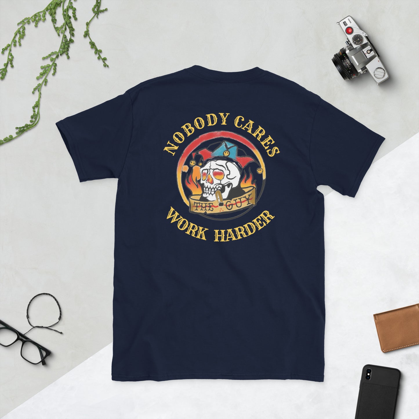 "Work Harder" Short-Sleeve Unisex T-Shirt